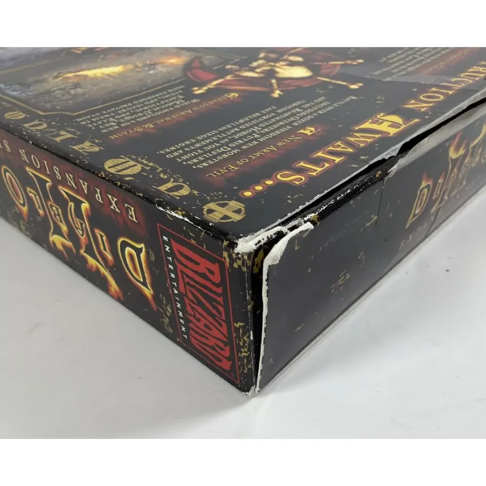 Diablo II Lord of Destruction Expansion Set Retail Box Blizzard PC Game 2001